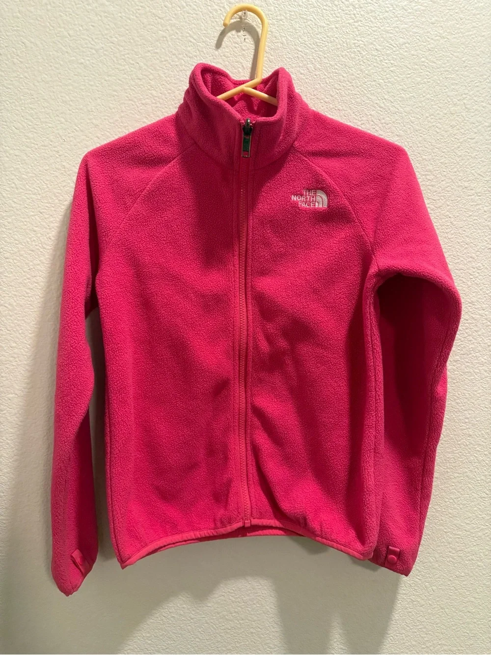 The North Face Hot Pink Full-Zip Fleece Jacket